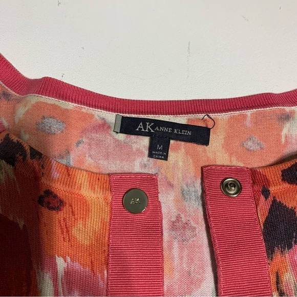 Anne Klein M silk blend elegant cardigan - Picture 3 of 6